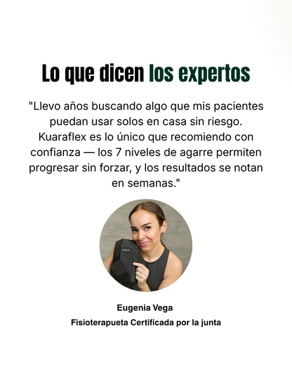 Correa Kuaraflex  — Alivio real para lumbar o ciática  — desde casa.