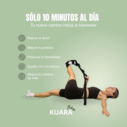 Correa de Estiramiento Kuaraflex – Alivio real para pies y piernas