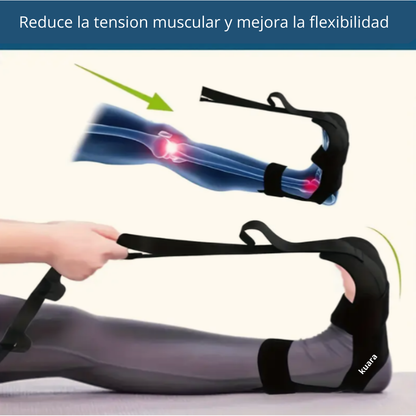 Correa de Estiramiento Kuara – Alivio real para pies y piernas