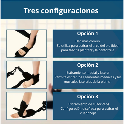 Correa de Estiramiento Kuara – Alivio real para pies y piernas