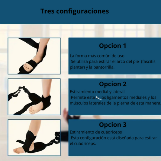 Correa de Estiramiento Kuara – Alivio real para pies y piernas